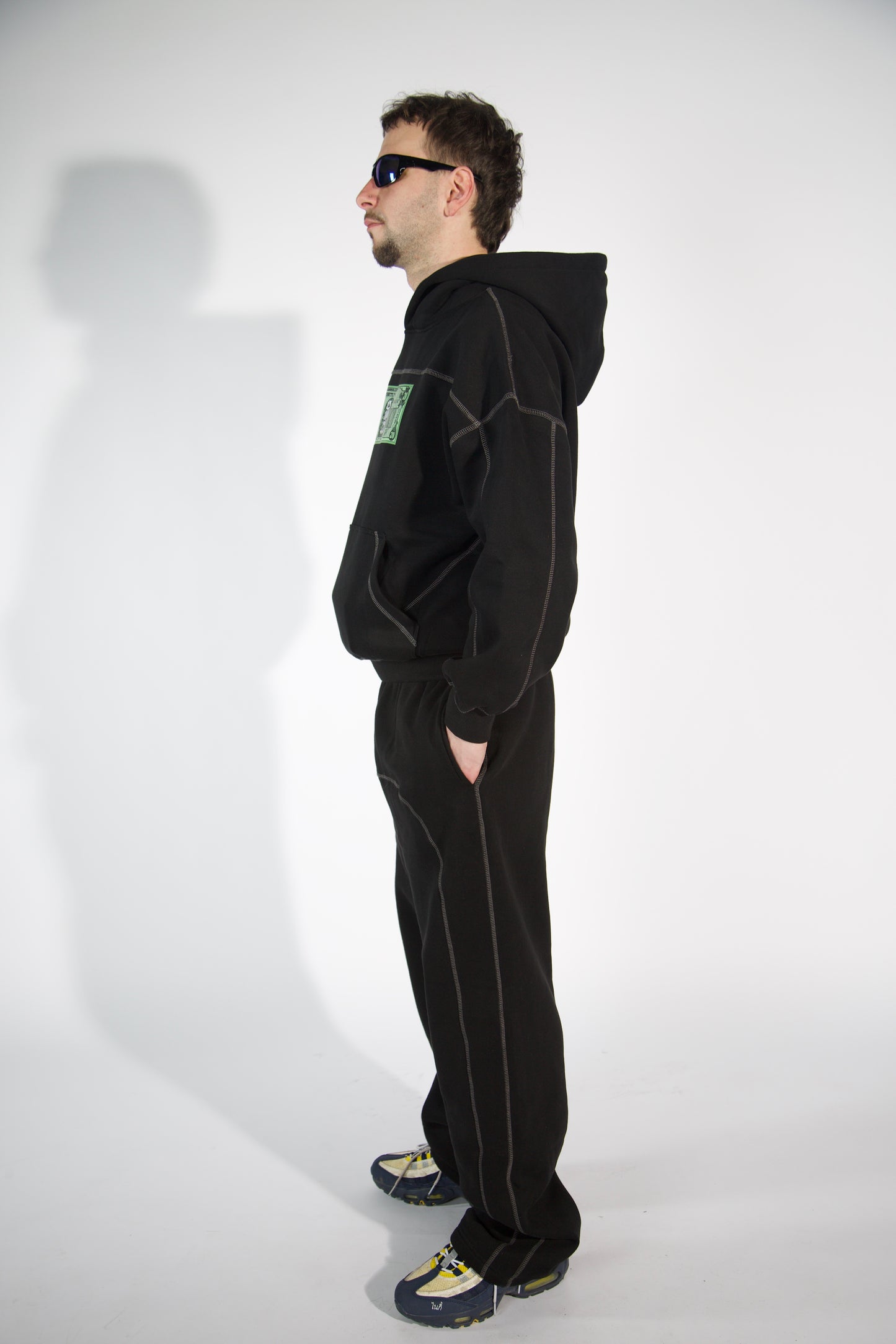 Exterior Stitching Money Jumper