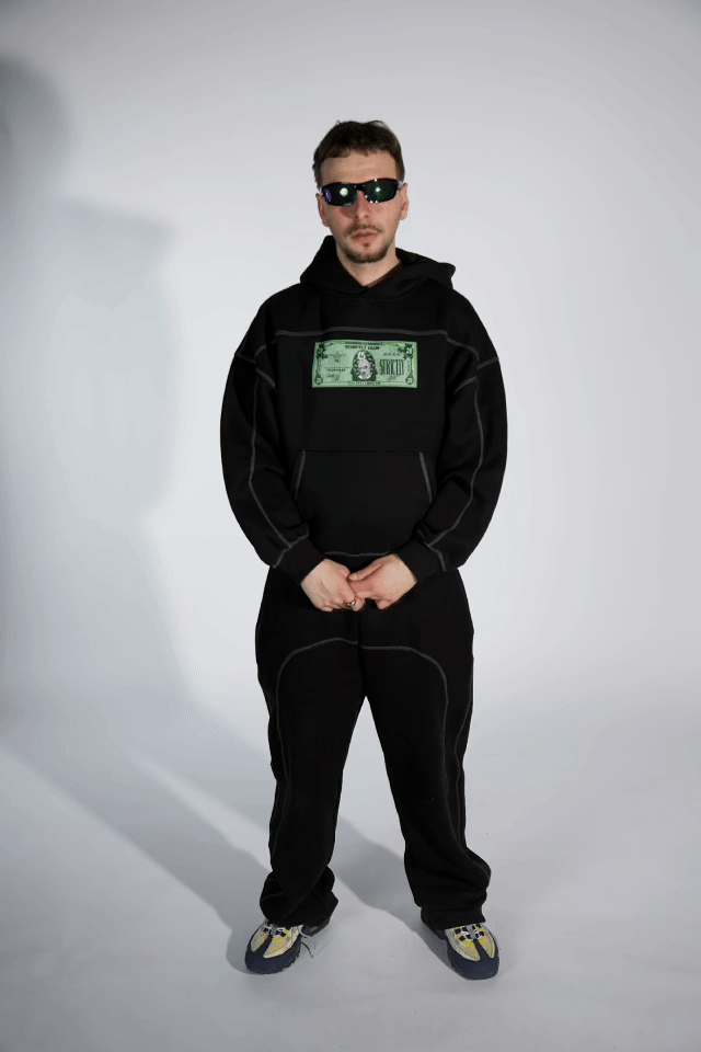 Exterior Stitching Money Jumper