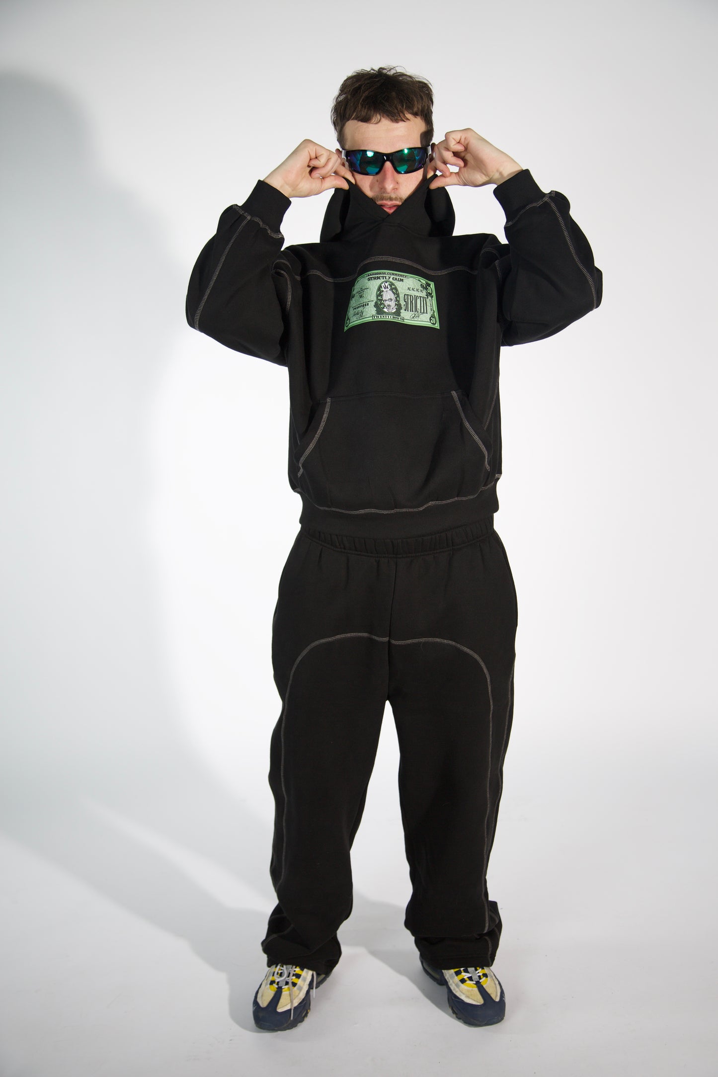 Exterior Stitching Money Jumper