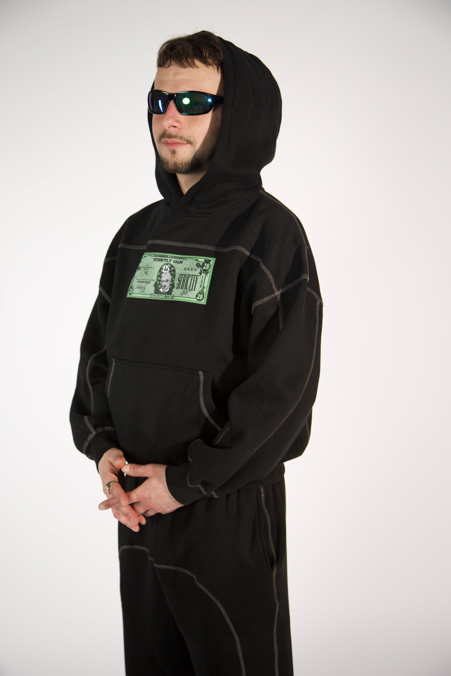 Exterior Stitching Money Jumper