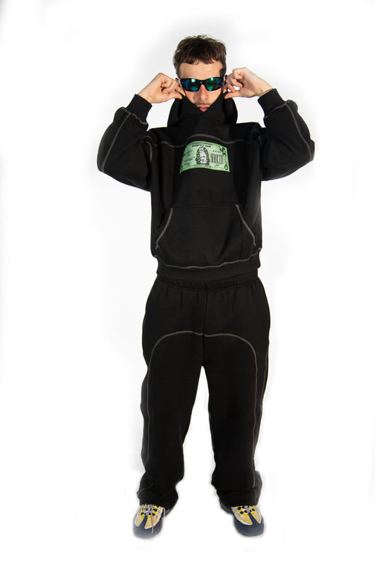 Exterior Stitching Money Jumper