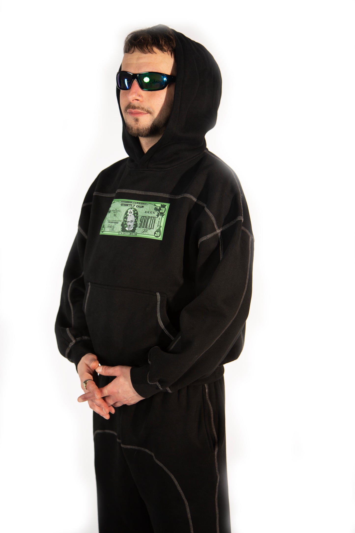 Exterior Stitching Money Jumper